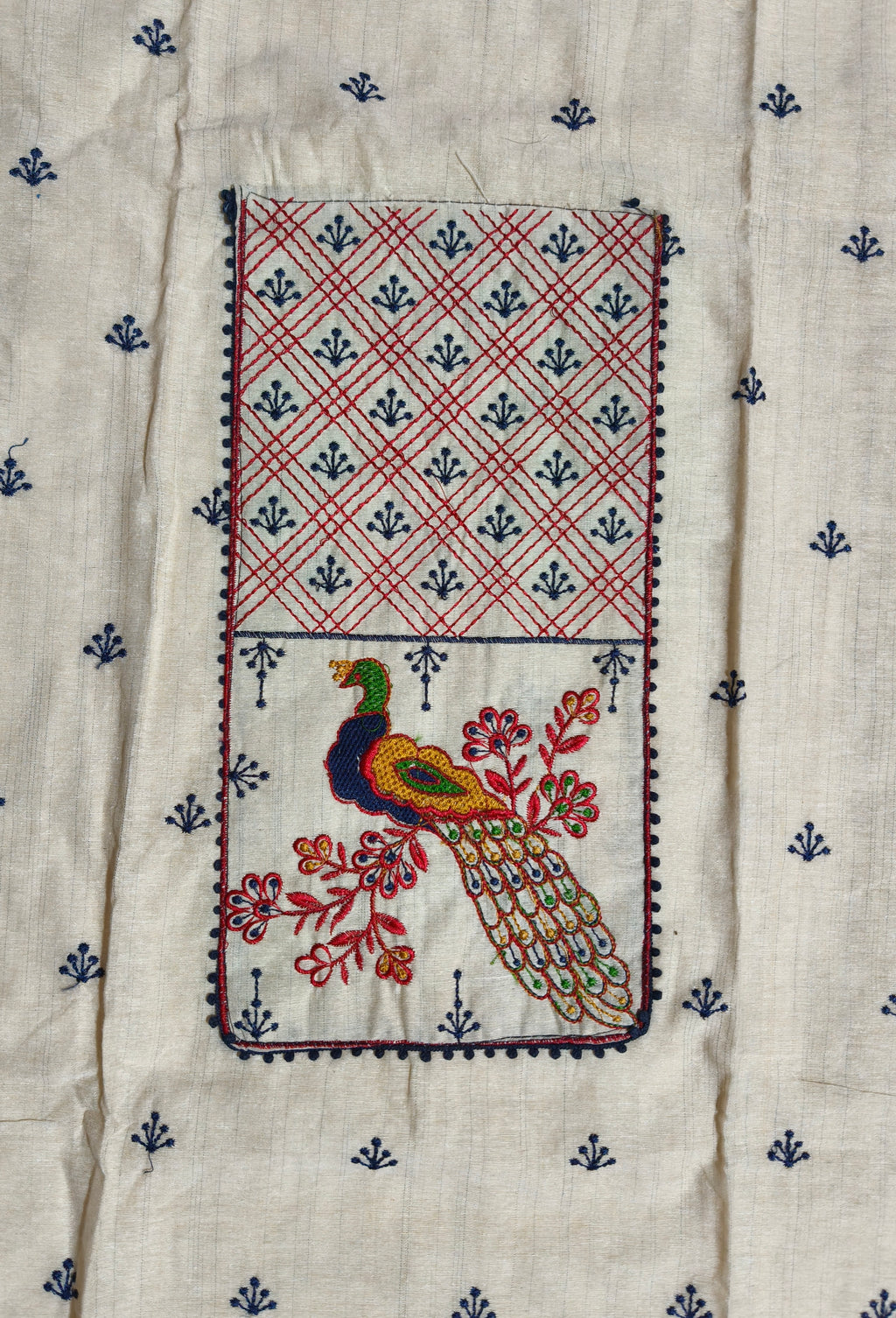 Mayur Neel Khadi Dress Material