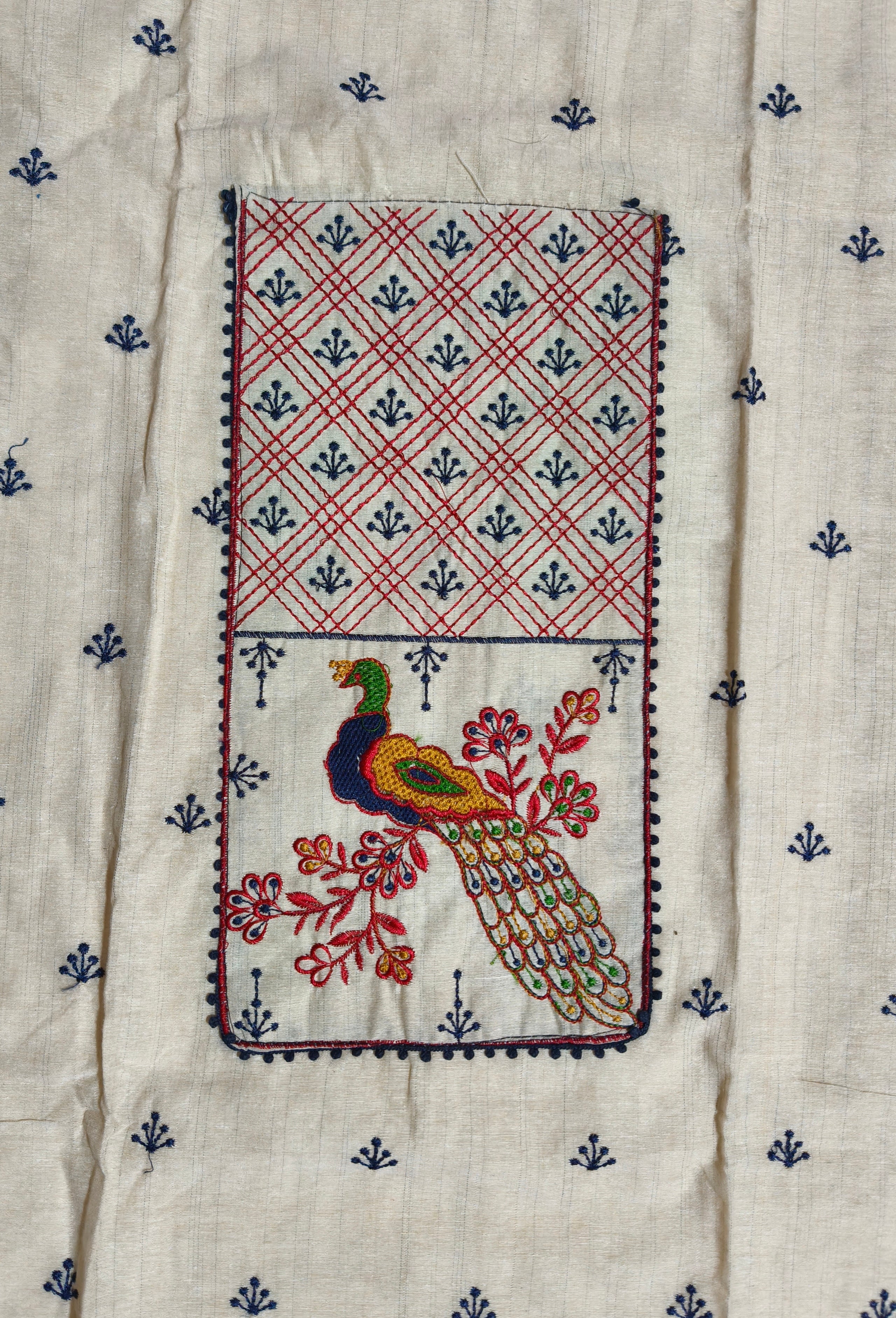 Mayur Neel Khadi Dress Material