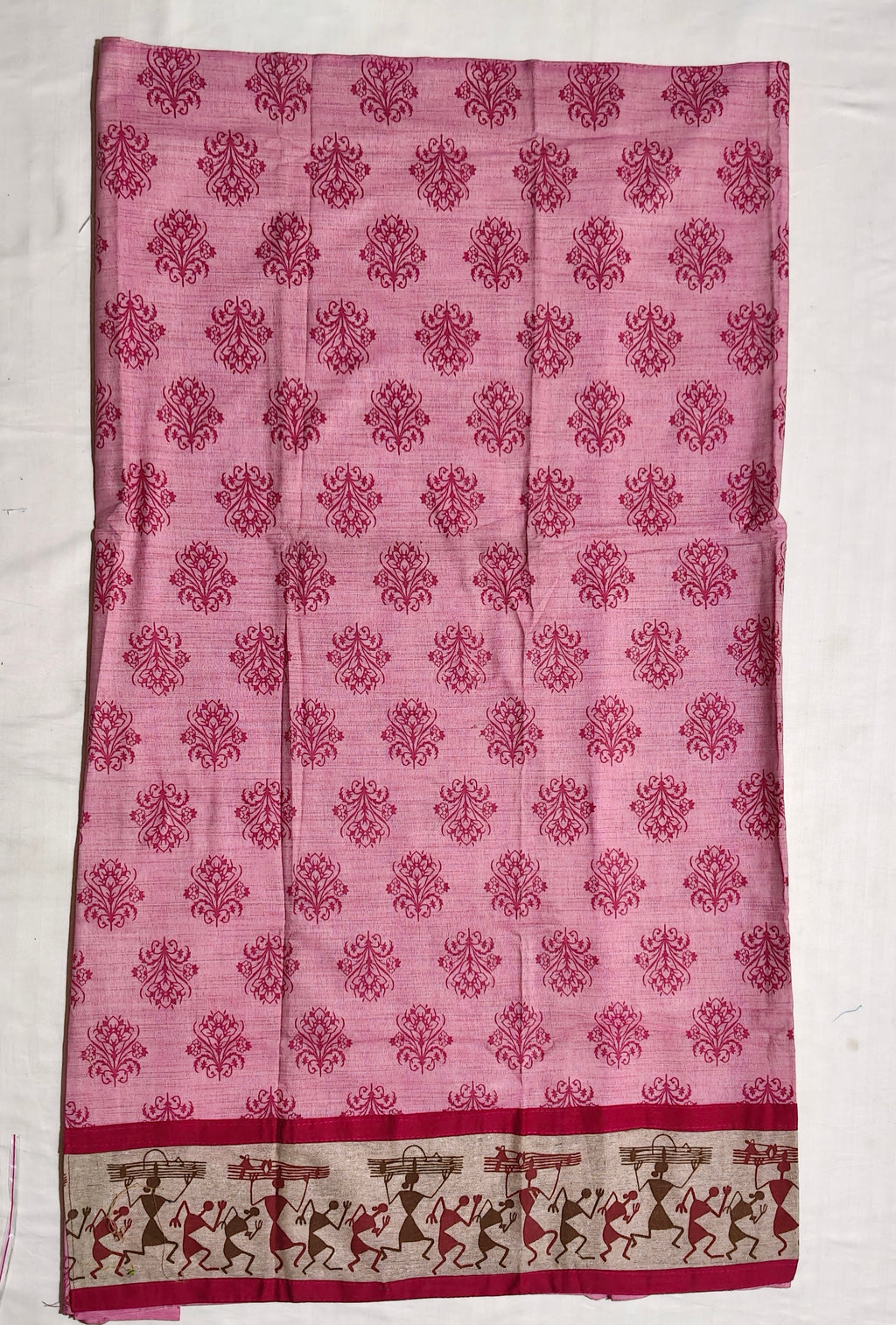 Gulabi Warli Raas Dress Material