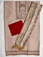 Laal Madhubani Dress Material