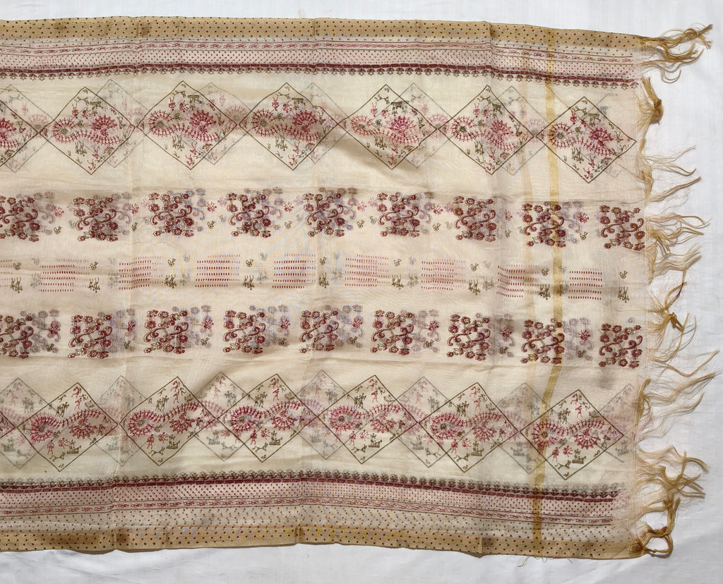 Laal Madhubani Dress Material