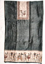 Kabil chanderi butti degital neck