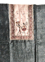 Kabil chanderi butti degital neck