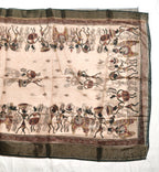 Kabil chanderi butti degital neck