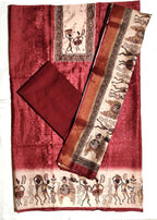 Kabil chanderi butti degital neck