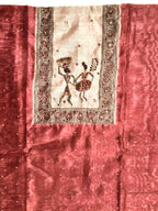 Kabil chanderi butti degital neck