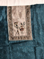 Kabil chanderi butti degital neck