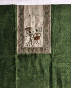 Kabil chanderi butti degital neck