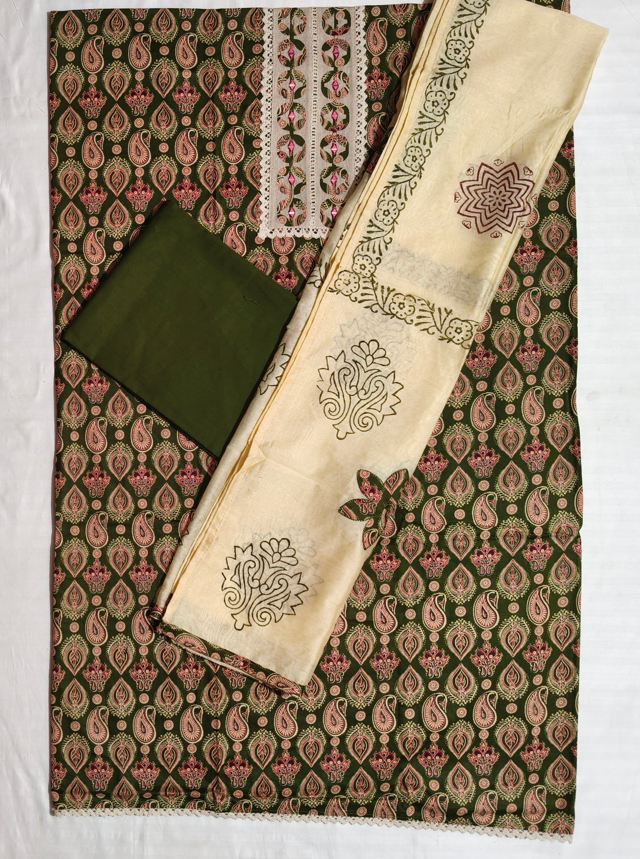 Mehfil Mehendi Dress Material 🌿