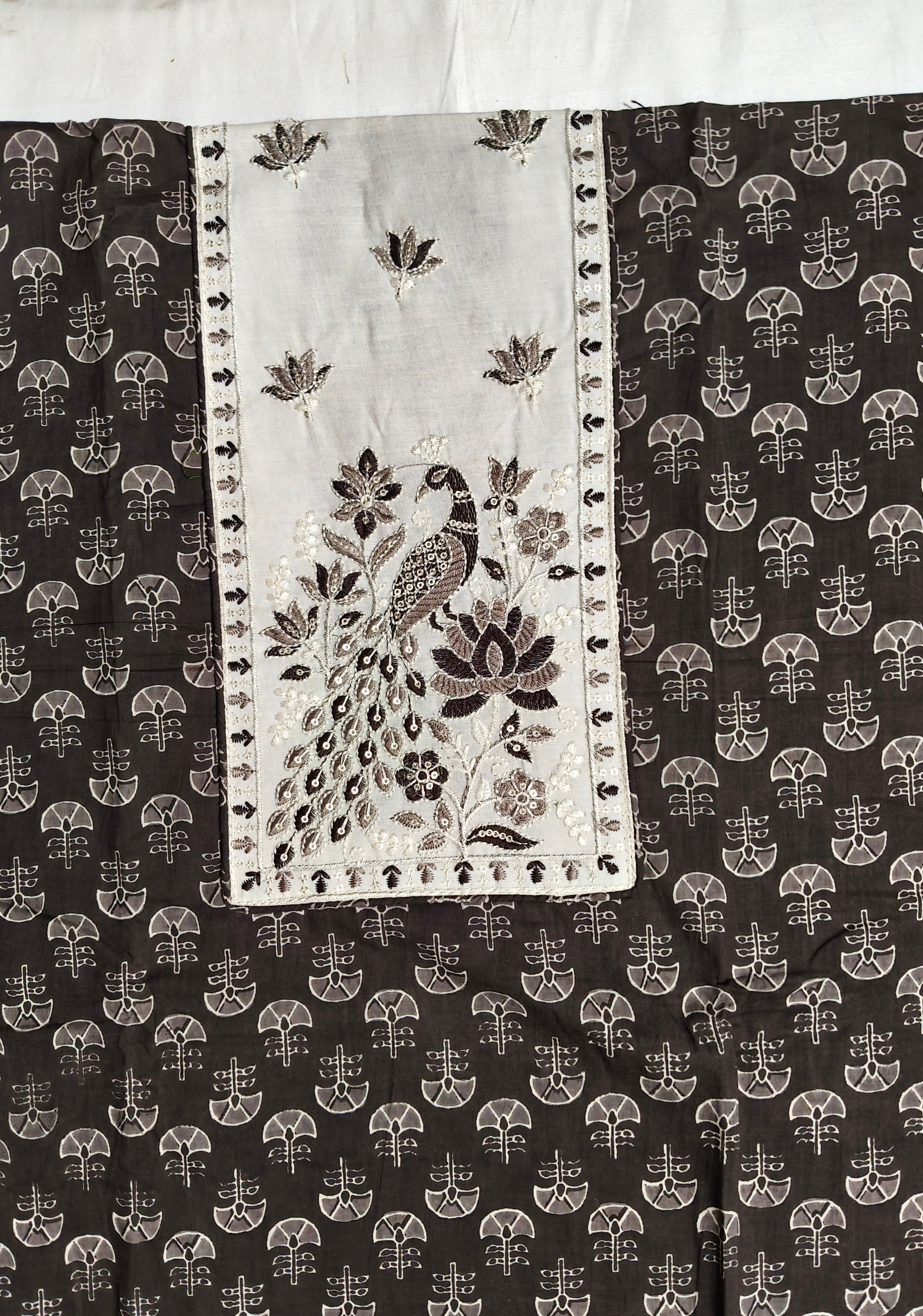 Darshali cotton printed fancy neck