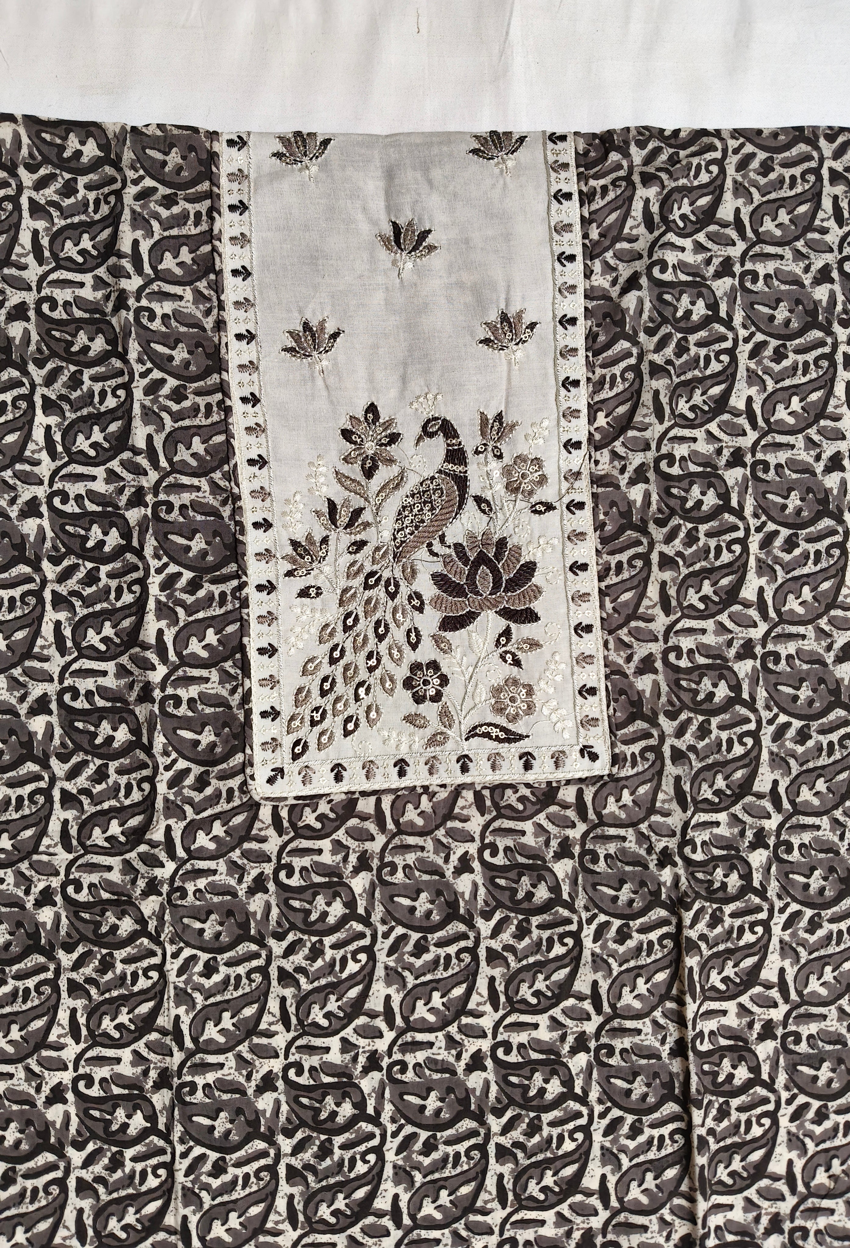 Darshali cotton printed fancy neck