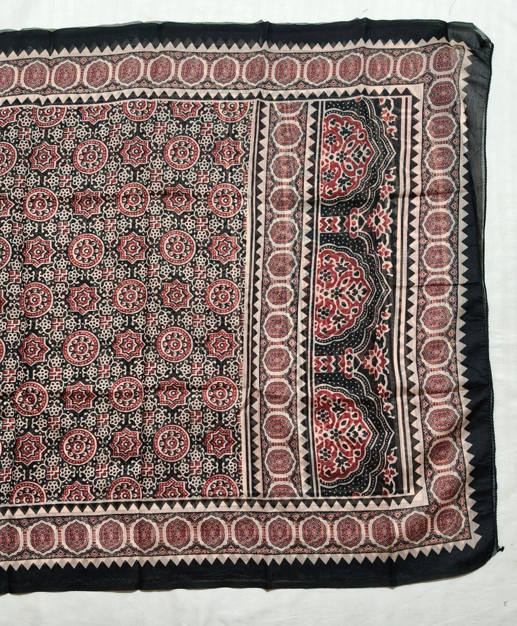 Noor-e-Ajrakh Dress Material
