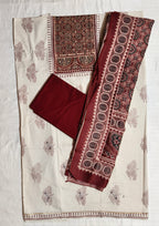 Noor-e-Ajrakh Dress Material
