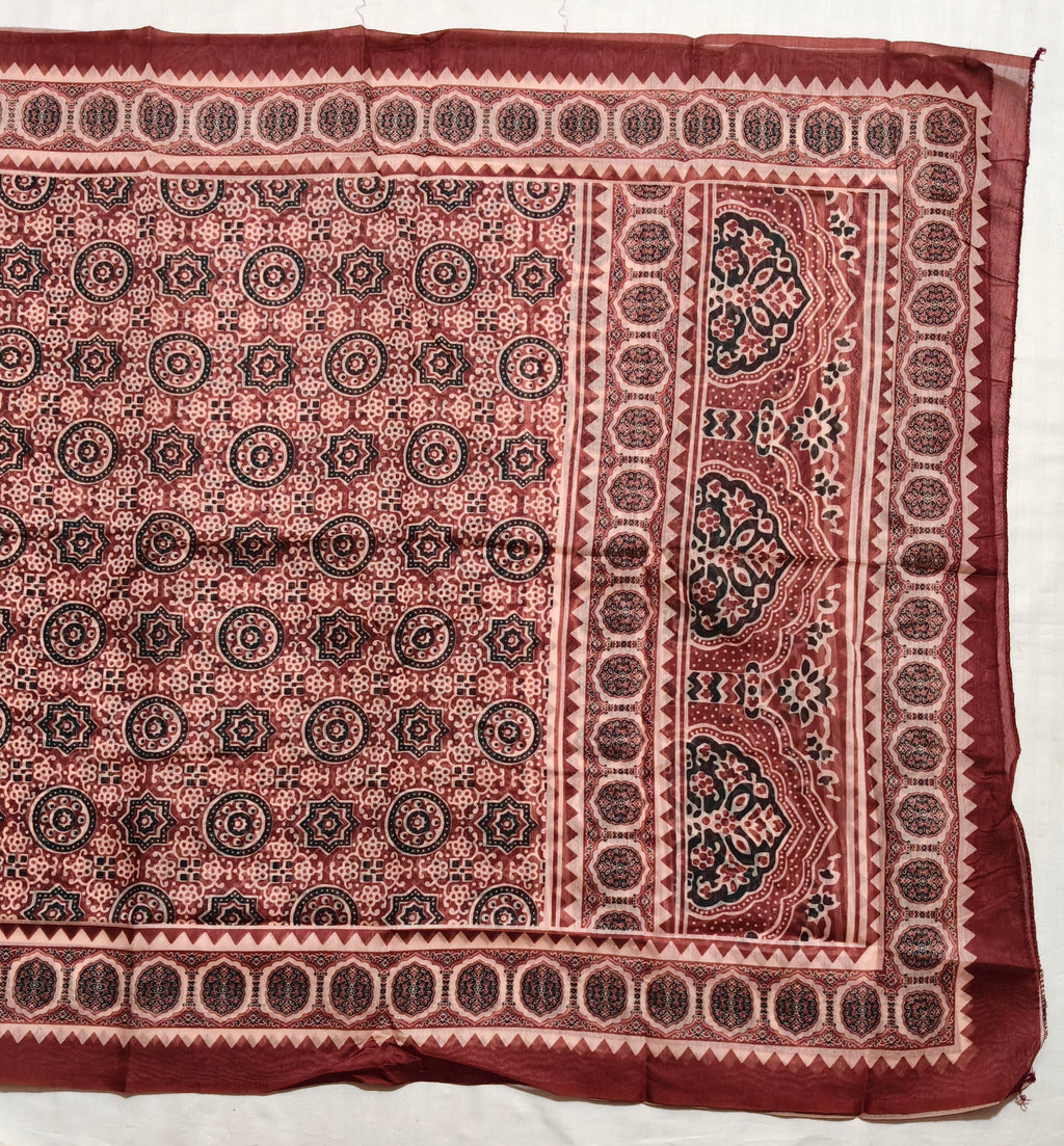 Noor-e-Ajrakh Dress Material