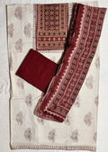 Noor-e-Ajrakh Dress Material
