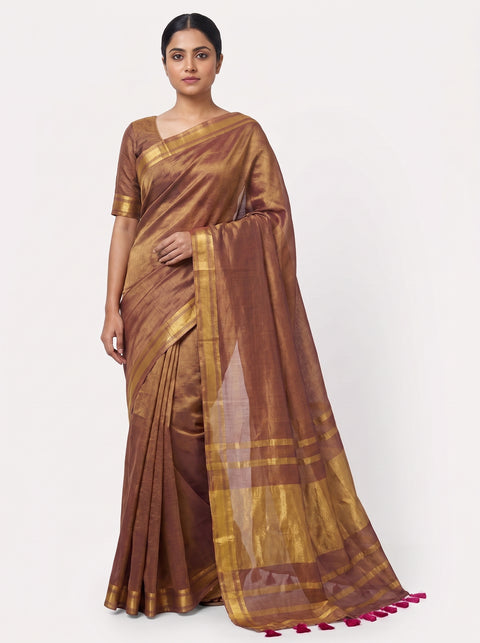 Linen Tissue Saree