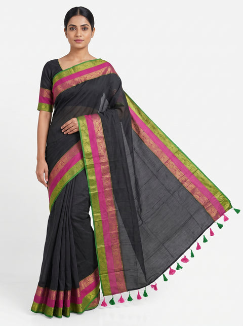 Manwa Laage Mul Cotton Kanji Nakshai Saree