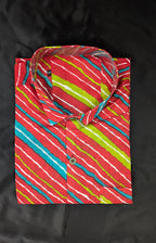 Red Leheriya Shirt