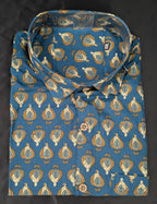 Indigo Booti Print Shirt