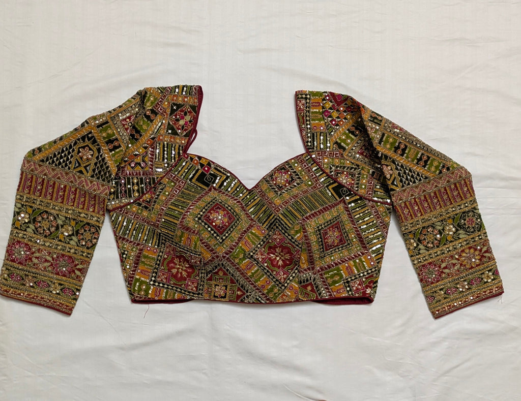 Heavy embroidered full sleeve Blouse