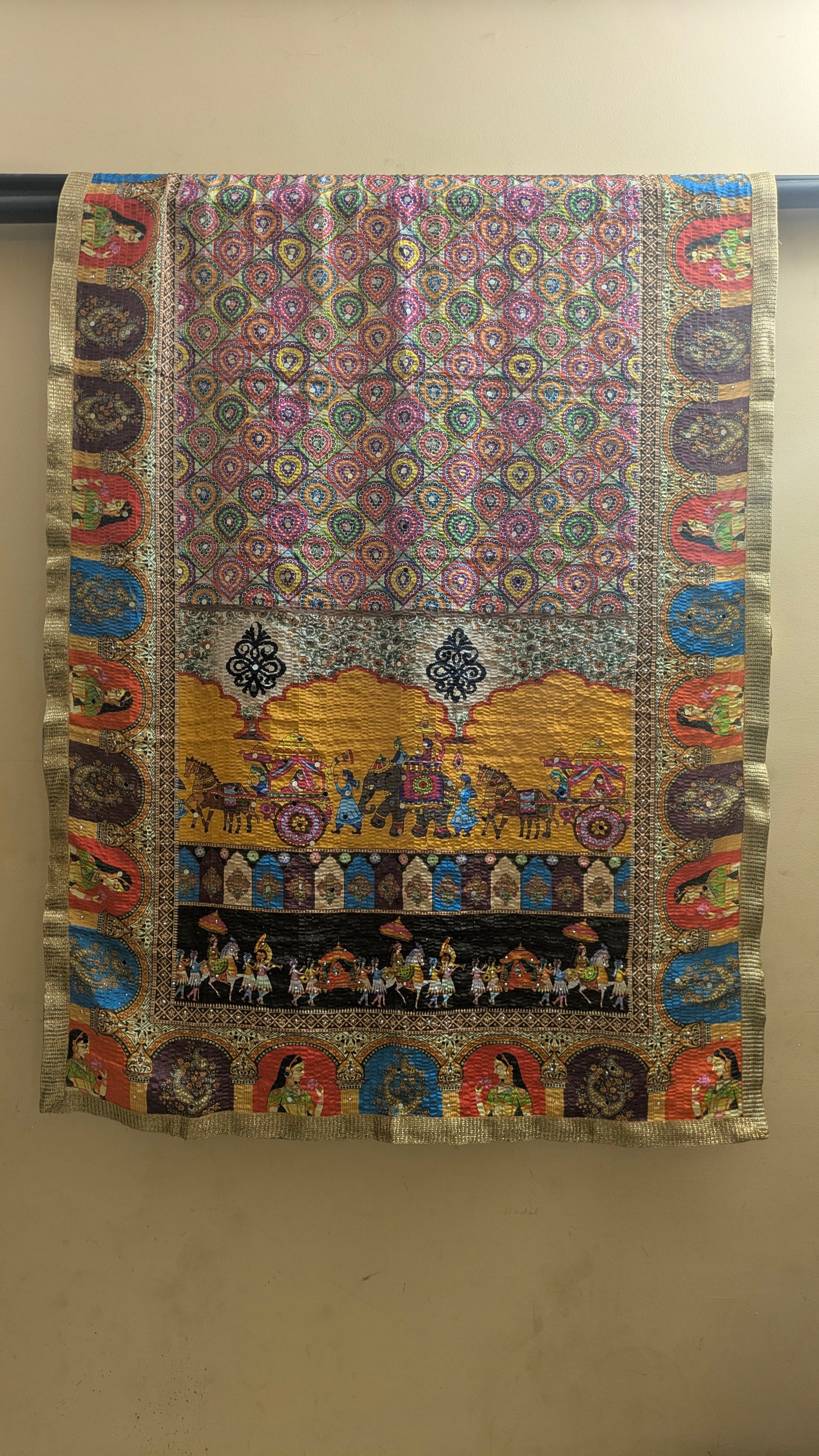 Grand royal procession Dupatta ✨