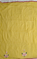 Sonali Floral Hand Painted Saree