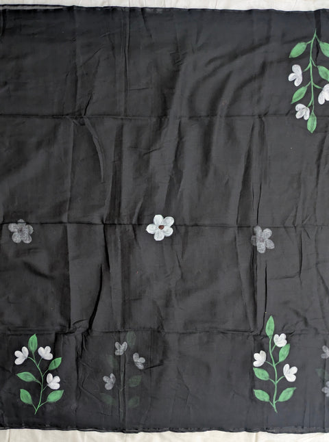 Nishi pushpa Hand Painted Saree