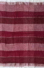 Linen Cotton Checks Saree