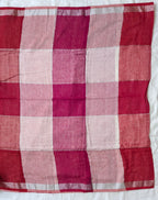 Lal Linen Cotton Saree