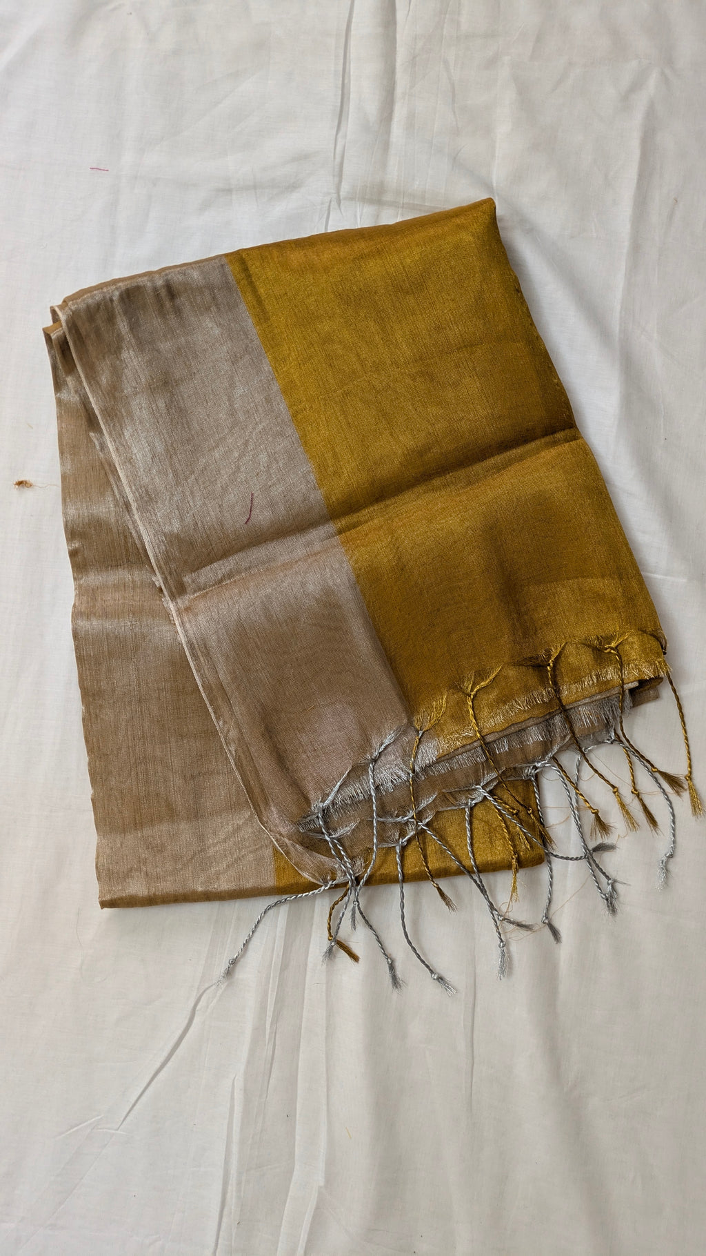 Onam Special Half Half Tissue Saree