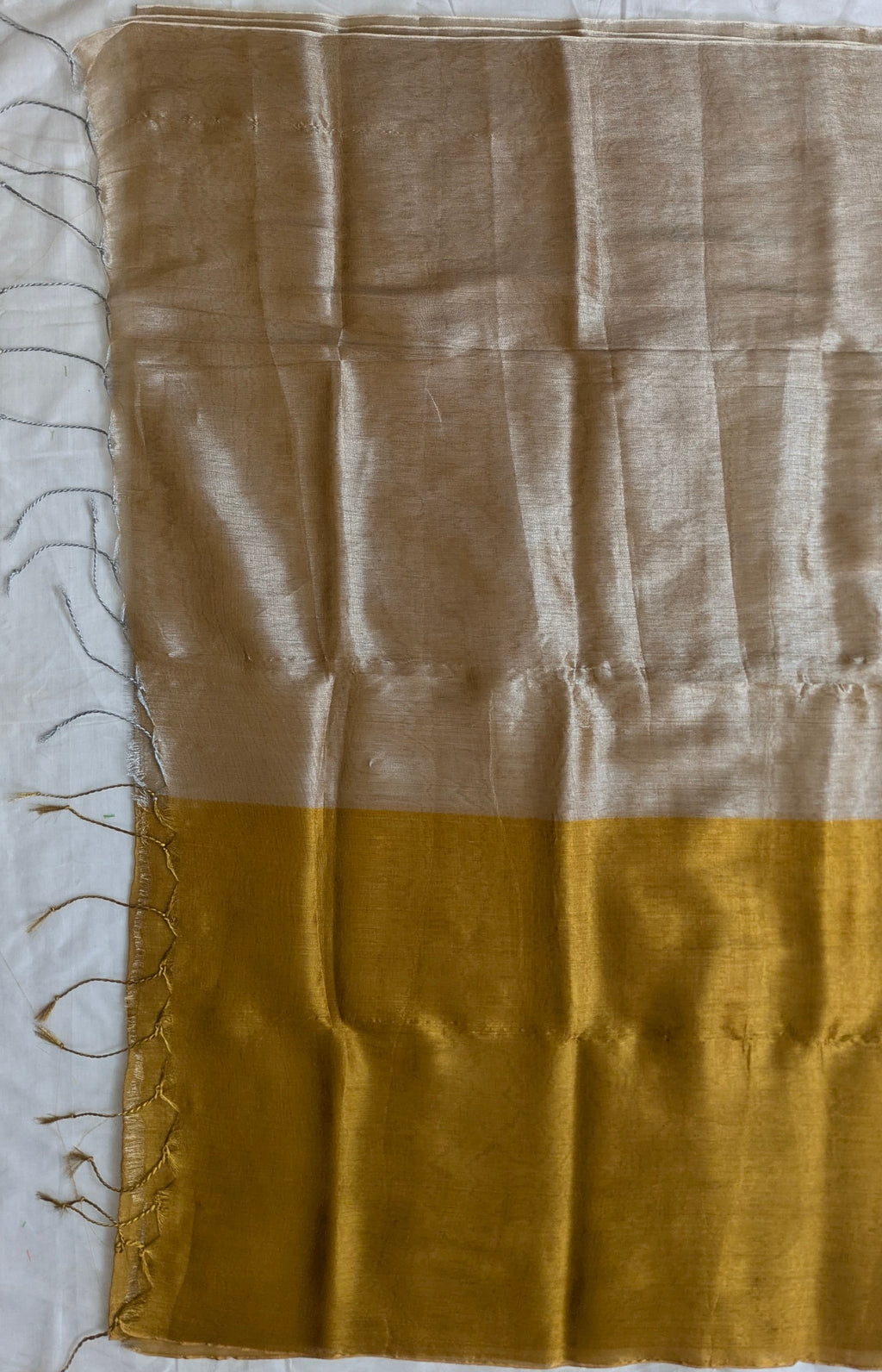 Onam Special Half Half Tissue Saree