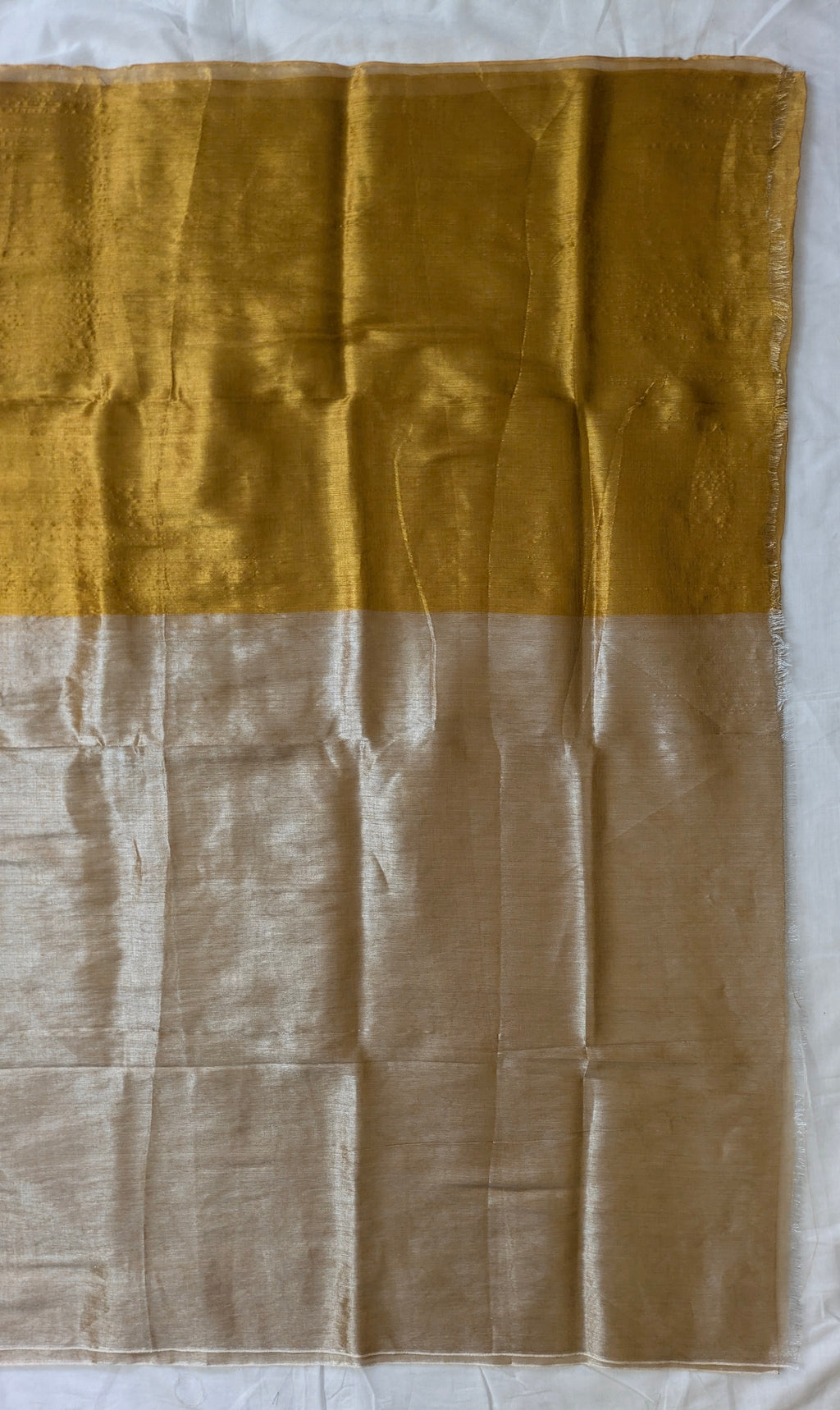 Onam Special Half Half Tissue Saree