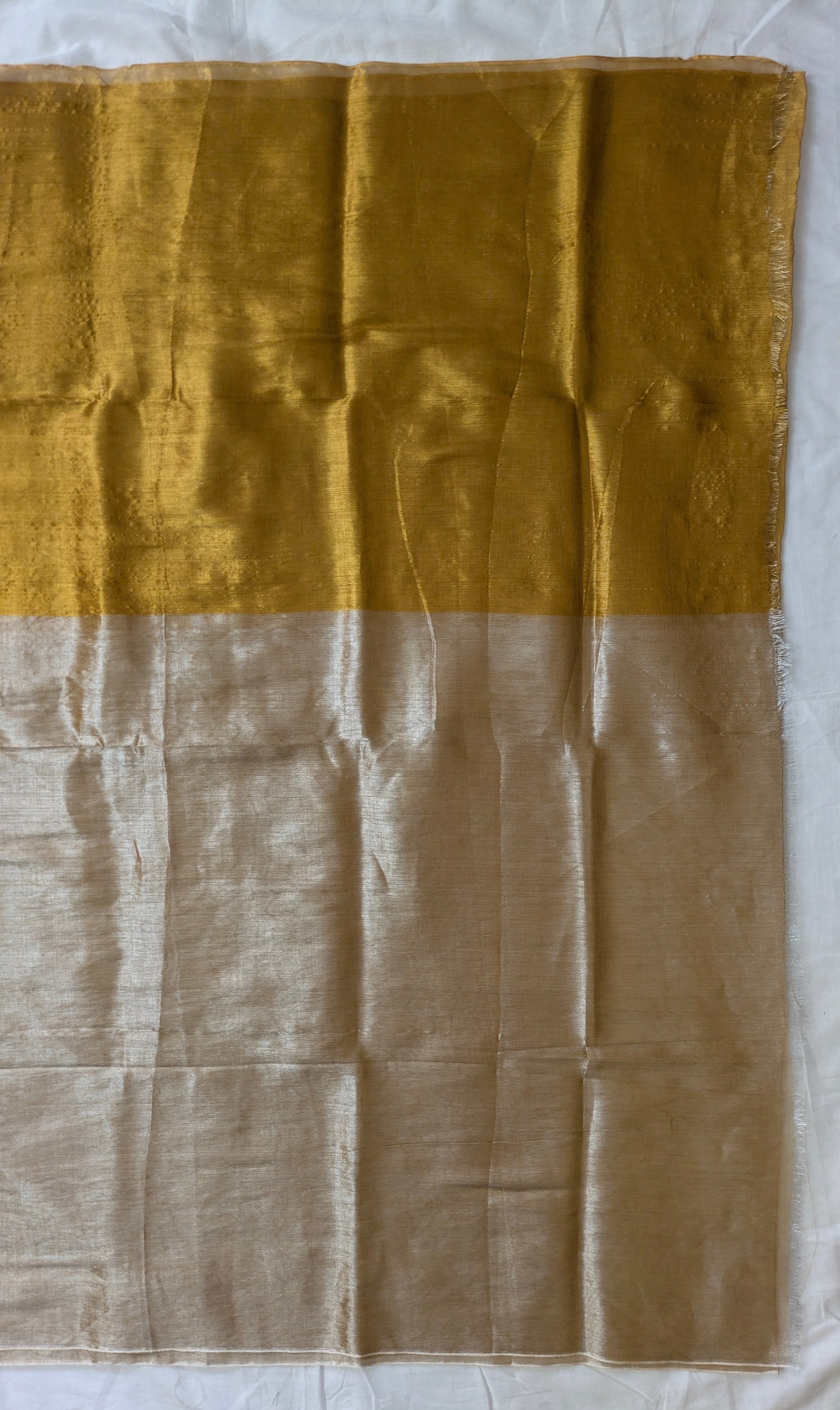 Onam Special Half Half Tissue Saree