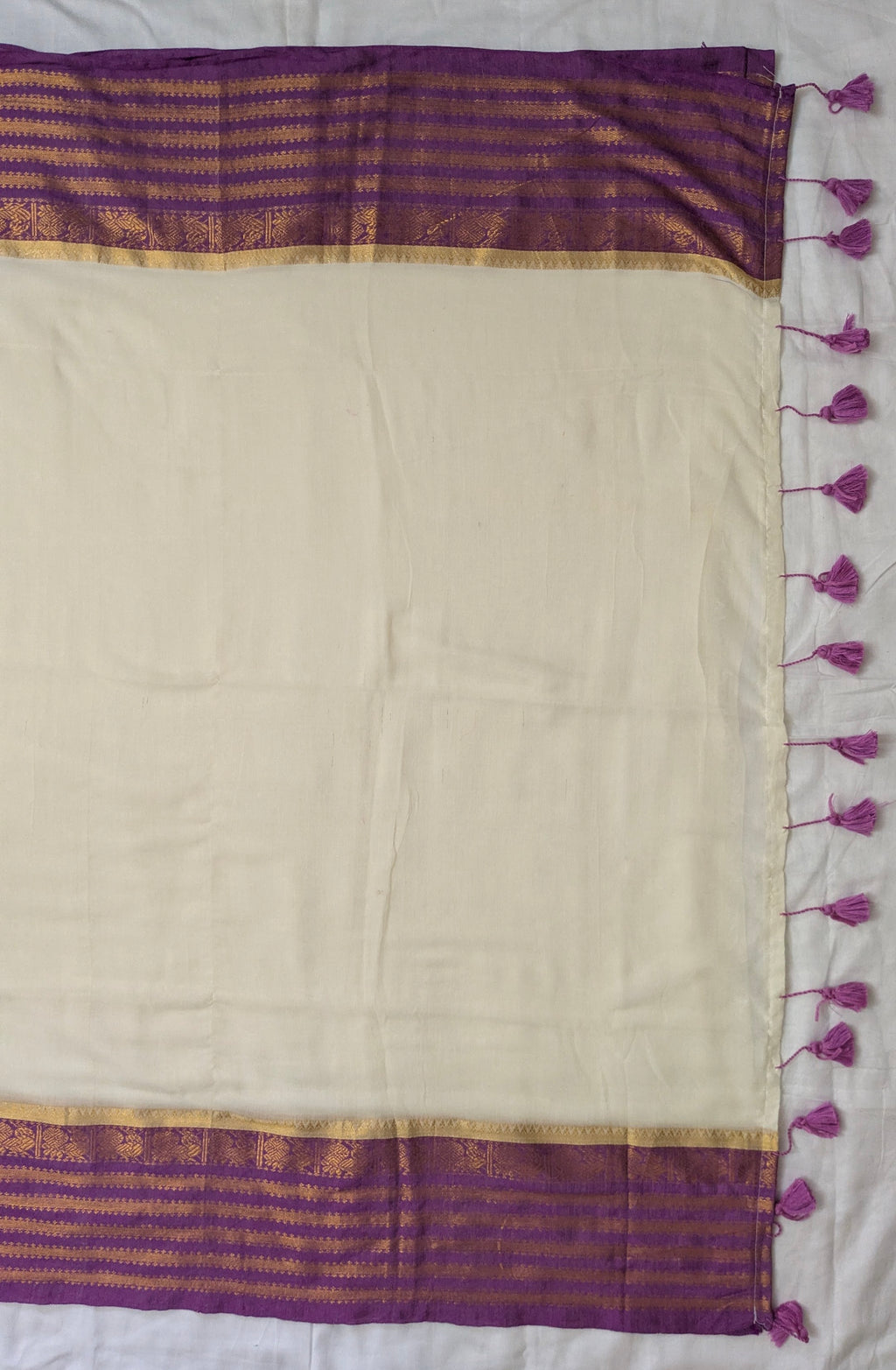 Onam Mul  Cotton Nakul Border Saree