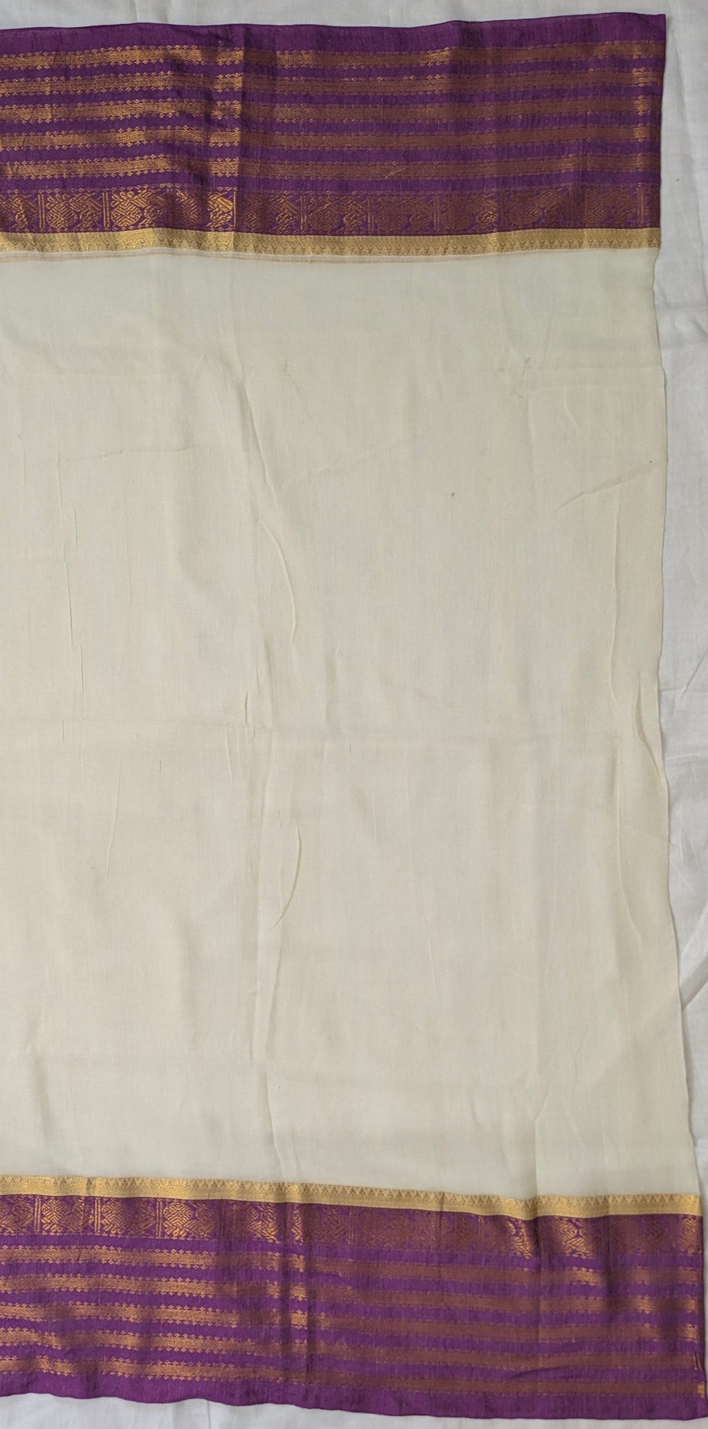 Onam Mul  Cotton Nakul Border Saree