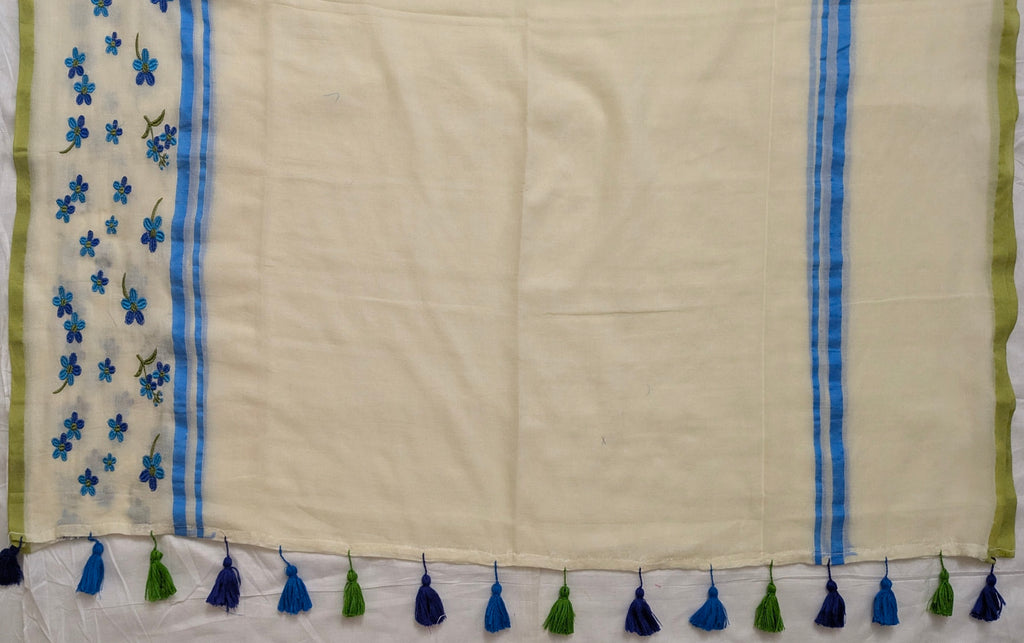 Mul Cotton Hand Woven Saree