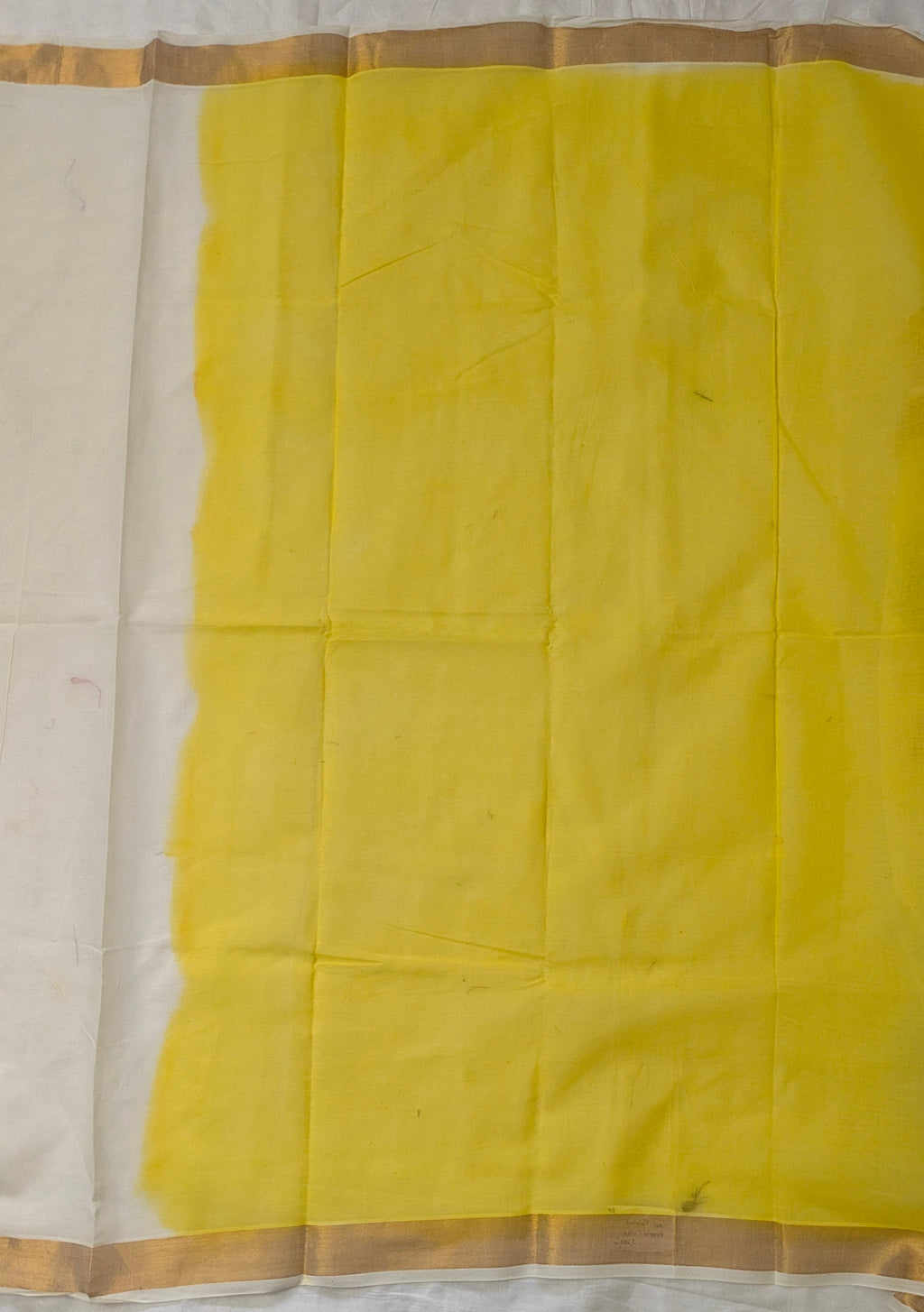 Onam Special Kerela Cotton Hand Painted Saree