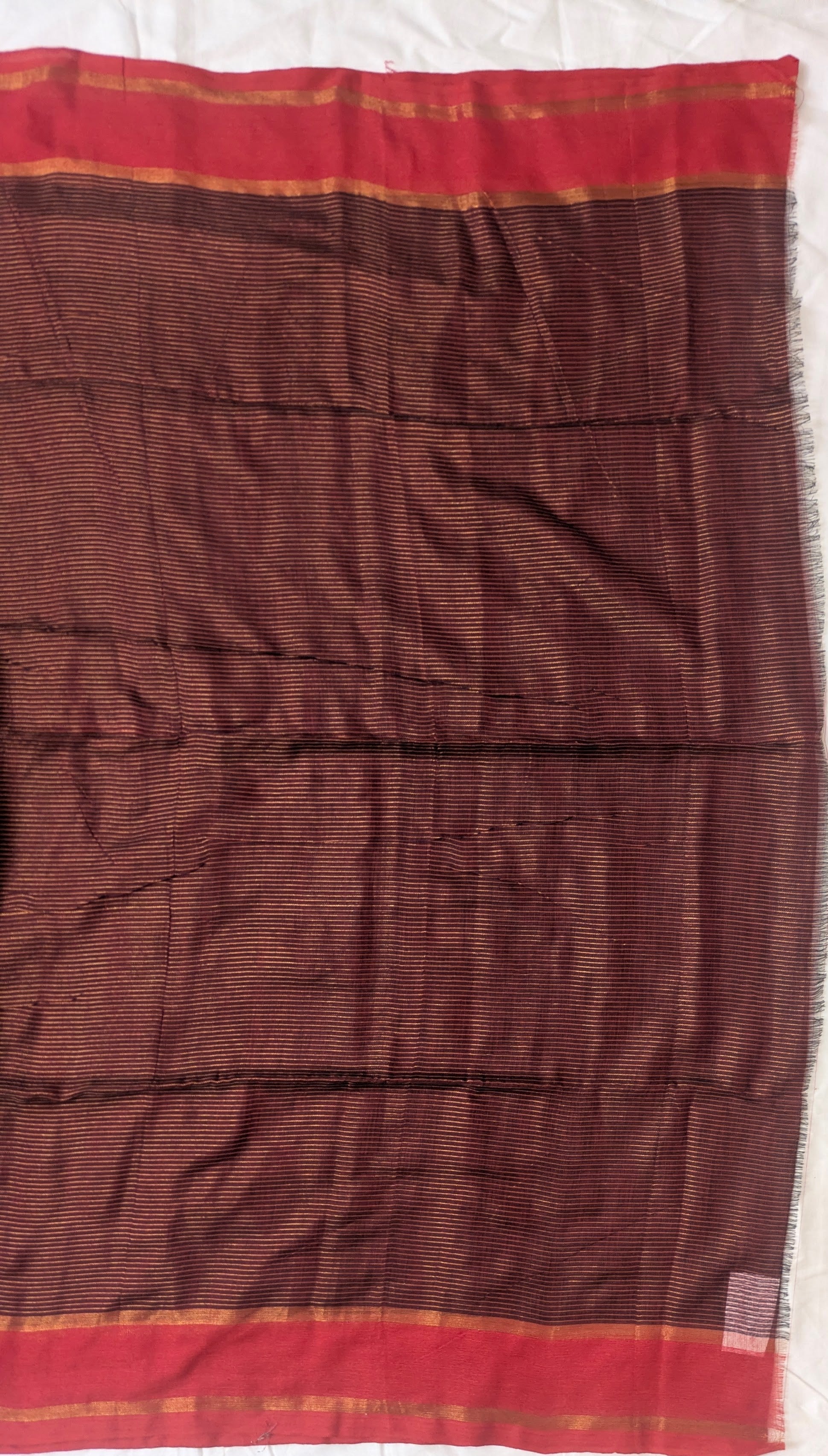 Khadi Stripe Saree