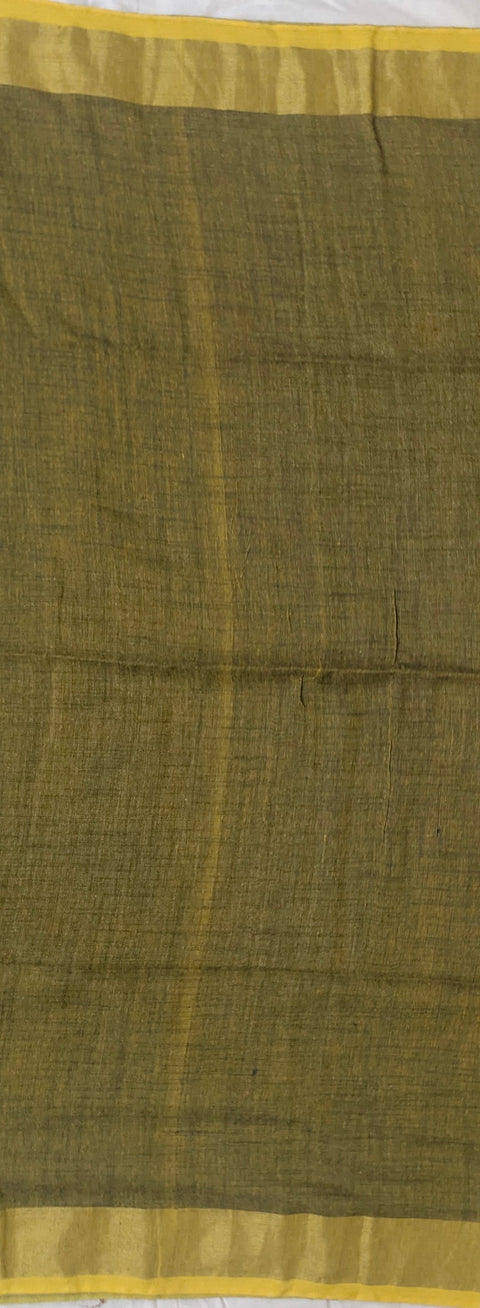 Piyu Bole Khadi Linen Saree