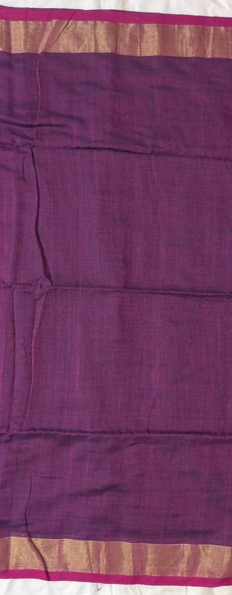 Mere Dholna Khadi Linen Saree