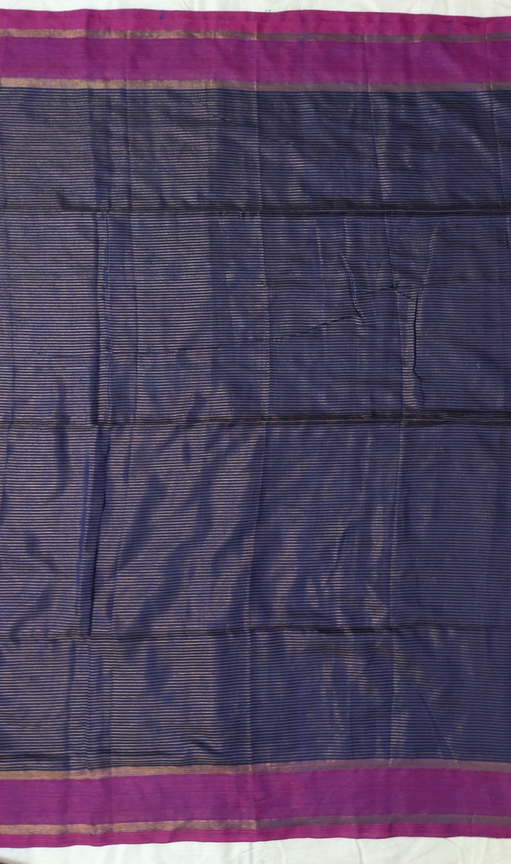Khadi Strip Blue
