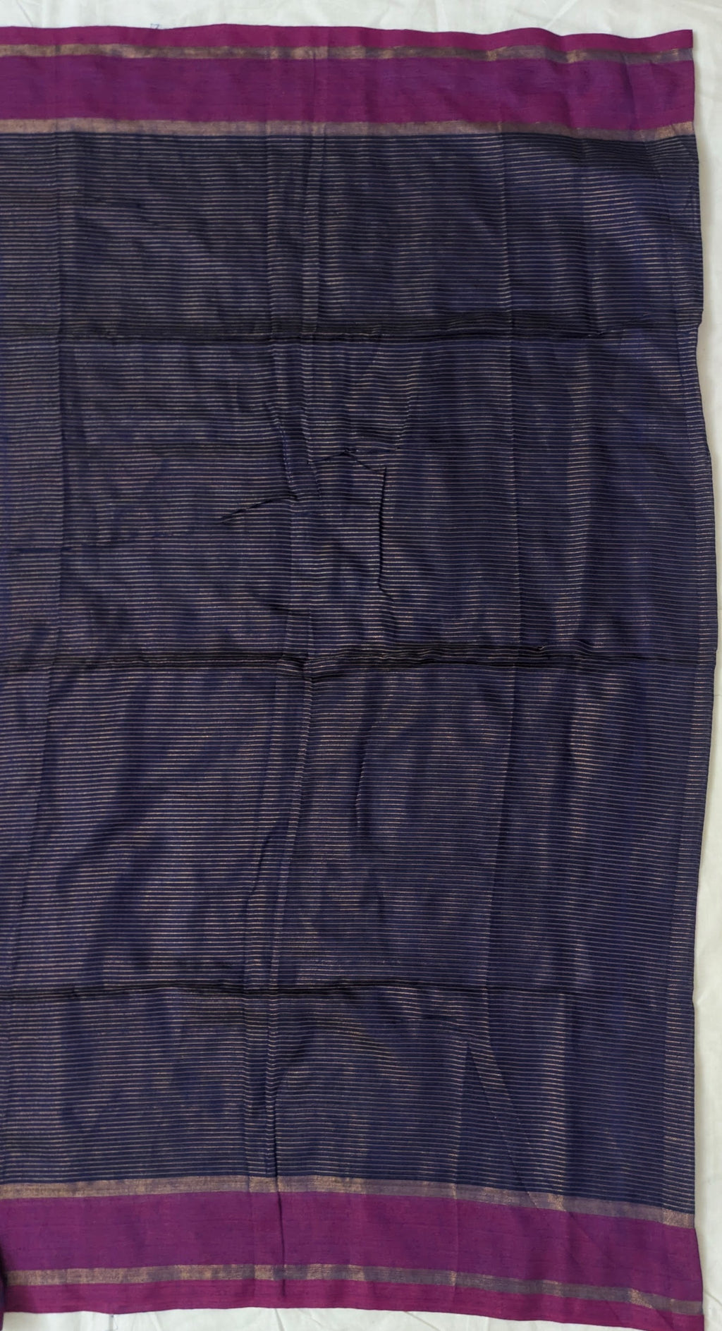 Khadi Strip Blue
