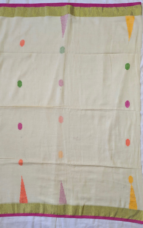 Rong Bahar Linen Saree