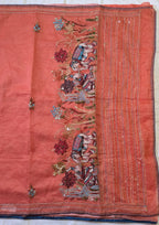 Sinduri Gajraj Bullion Saree