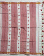 Cotton Jamdhani Tassel Saree