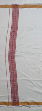 Cotton Jamdhani Tassel Saree