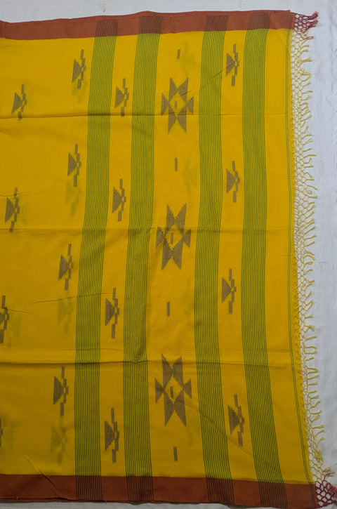 Holud Roddur Jamdani Saree