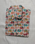 Folk Elephant Print Shirt