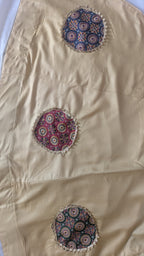 Ulat Palat Mustard & Maroon Reversible Lehenga Skirt