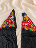Black Embroidered Men’s Dhoti